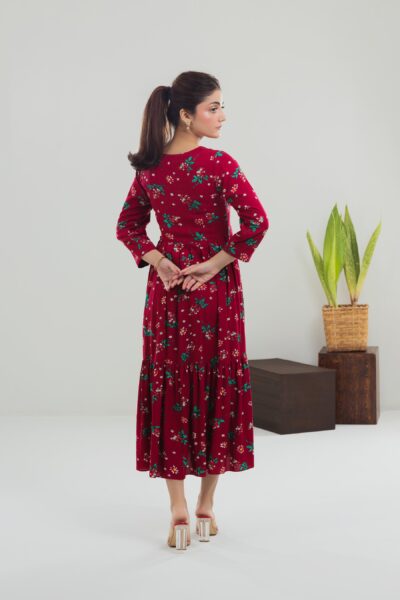 Berry Blush Long Dress - Image 6