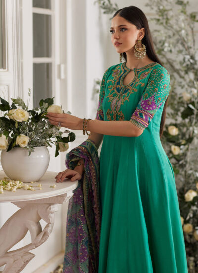 Ilyana Sea Green Kalidaar - Image 2