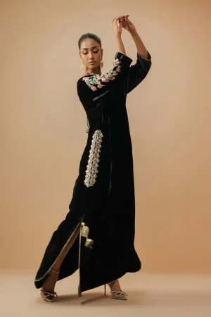 Zarqash Velvet Gown