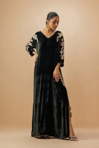 Zarqash Velvet Gown