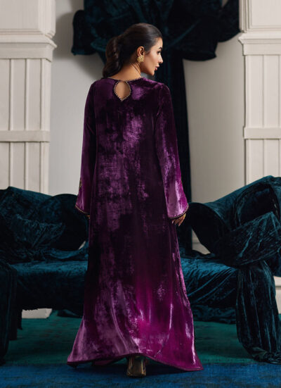 Nia Ombre Velvet Kaftan - Image 9