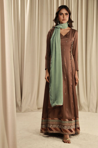 Bronze Mint Pishwas