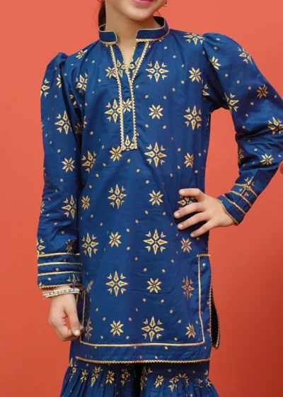 Cambric Printed 3 Piece Suit | 8555 - Image 4
