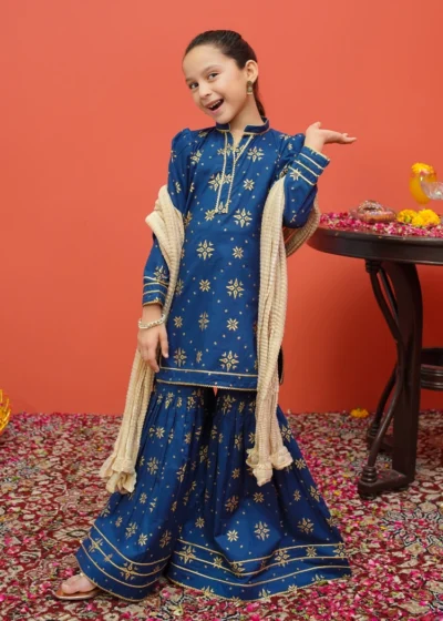 Cambric Printed 3 Piece Suit | 8555 - Image 3