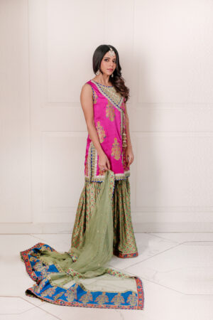 Fayra Dhaani Lilac Angarkha