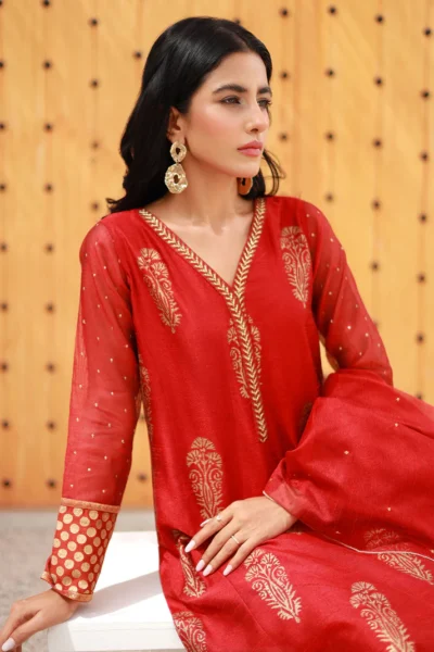 Rouge Glam Kurta - Image 4