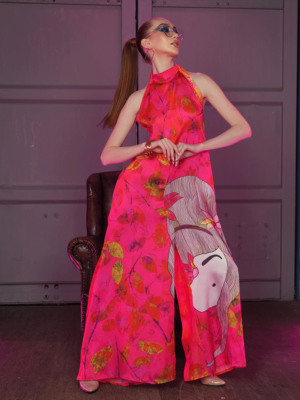 Amy Pink Jumpsuit