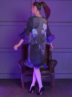 Birds Frills Dress