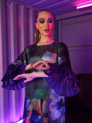 Birds Frills Dress