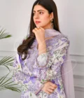 Lavender Printed Co Ord Set - Image 4
