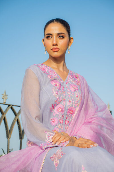 Rhea Shirt With Pants & Dupatta Aa-1017 - Image 5