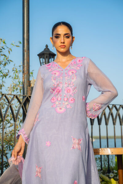 Rhea Shirt With Pants & Dupatta Aa-1017 - Image 4