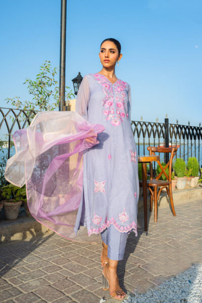 Rhea Shirt With Pants & Dupatta Aa-1017