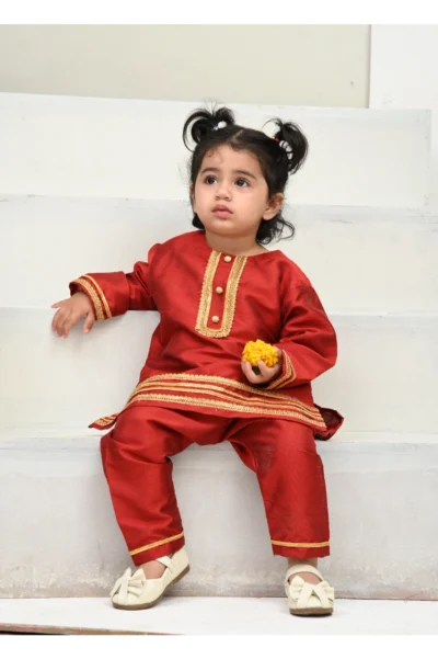Mom4Little - Anarkali Kurta Pajama Set - Image 4