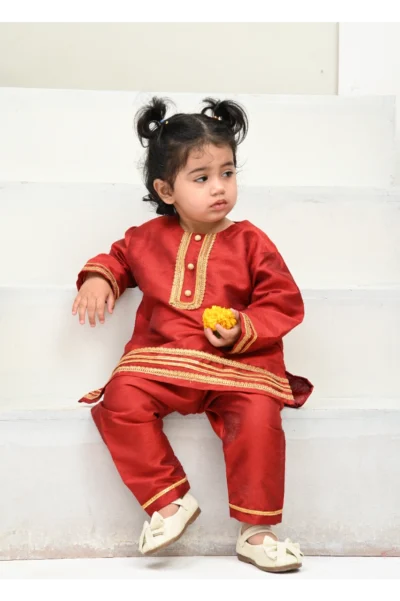 Mom4Little - Anarkali Kurta Pajama Set - Image 5
