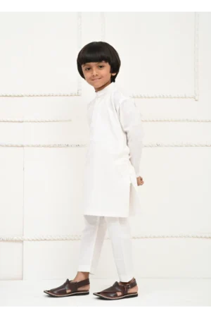 Mom4Little White Kurta Pajama