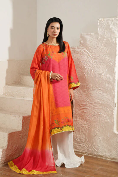 Orangey Pink