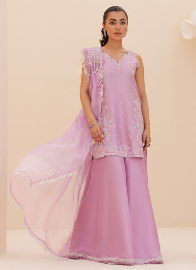 Lilliana Lilac Shirt and Dupatta - Image 13