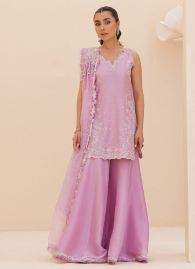 Lilliana Lilac Shirt and Dupatta - Image 6
