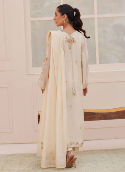 Evra Ivory Shirt and Dupatta - Image 2