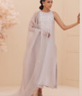 Silvia Silver Shirt and Dupatta