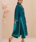 Evel Emerald Shirt and Dupatta - Image 4