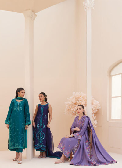 Evel Emerald Shirt and Dupatta - Image 9