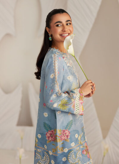 Carla Slate Blue Shirt and Pants - Image 7