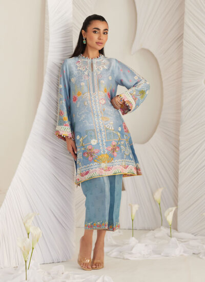 Carla Slate Blue Shirt and Pants - Image 6