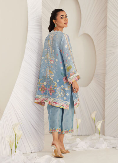 Carla Slate Blue Shirt and Pants - Image 4