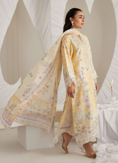 Gemma Lemon Shirt and Dupatta - Image 3