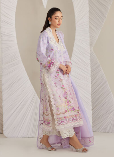 Polina Ombre Shirt and Dupatta - Image 6