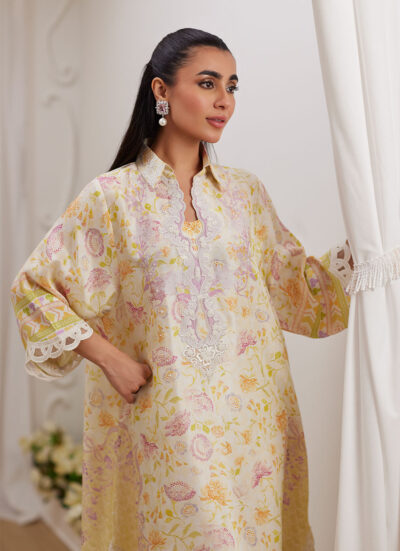Emelia Ivory Shirt Dress - Image 2