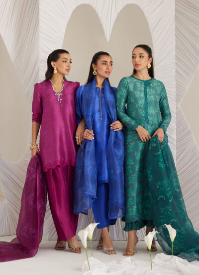 Sev Magenta Shirt and Dupatta - Image 9