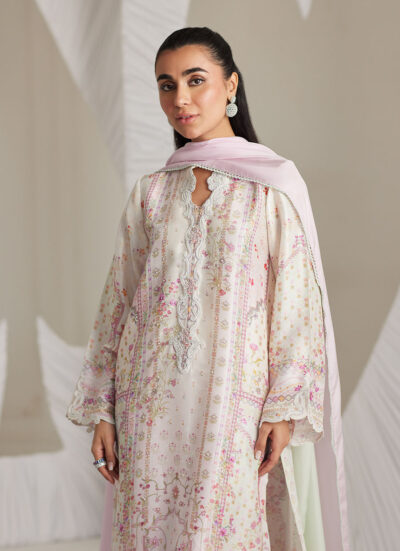 Brea Ivory Shirt and Dupatta - Image 3