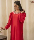 SAANJH - Cherry Red Formal Co-Ords - Image 5