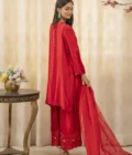 SAANJH - Cherry Red Formal Co-Ords - Image 6