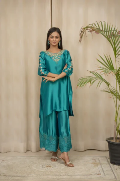 BASAR - Sea Green Formal Co-Ords - Image 2