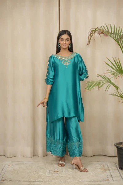 BASAR - Sea Green Formal Co-Ords - Image 3