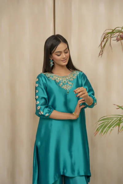 BASAR - Sea Green Formal Co-Ords - Image 4