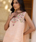 Peach Bloom With Shalwar - Image 2