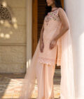 Peach Bloom With Shalwar - Image 8