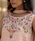 Peach Bloom With Shalwar - Image 10
