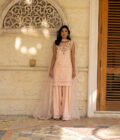 Peach Bloom With Shalwar - Image 3
