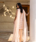 Peach Bloom With Shalwar - Image 9