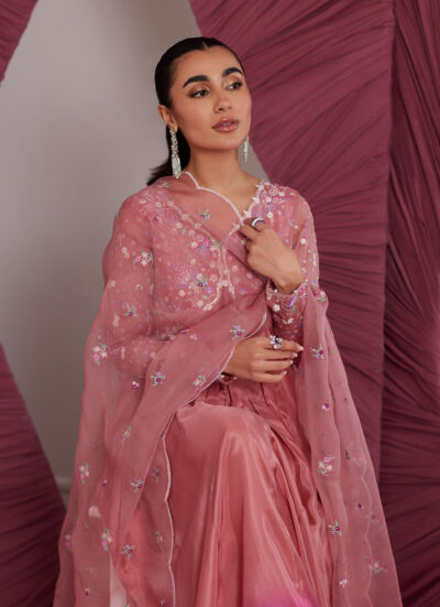 Wylie Watermelon Kalidaar And Dupatta - Image 9