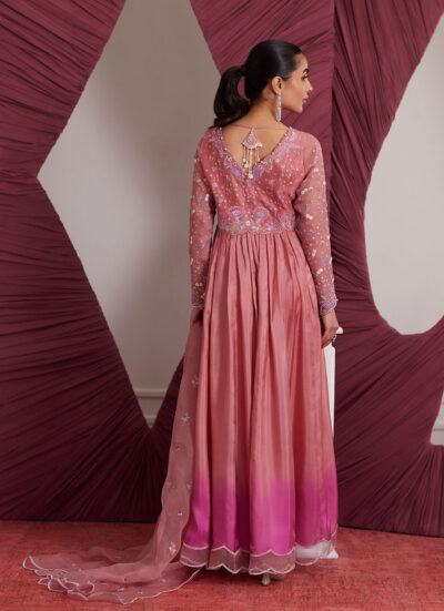 Wylie Watermelon Kalidaar And Dupatta - Image 12
