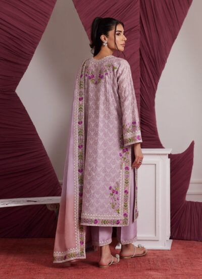 Rosa Mauve Shirt And Dupatta - Image 5