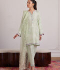 Pilar Mint Shirt And Dupatta - Image 3