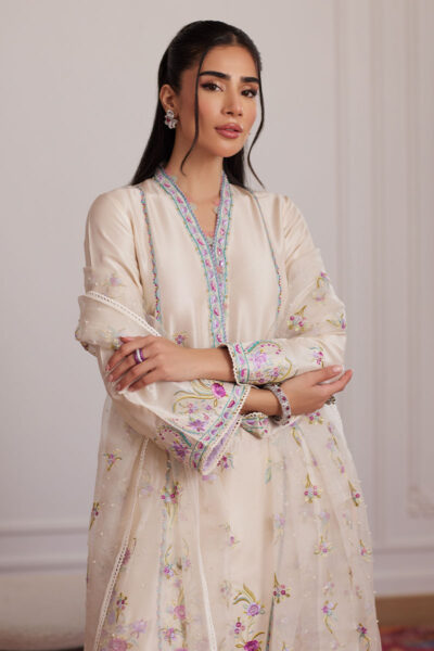 Lexie Ivory Shirt And Dupatta - Image 5